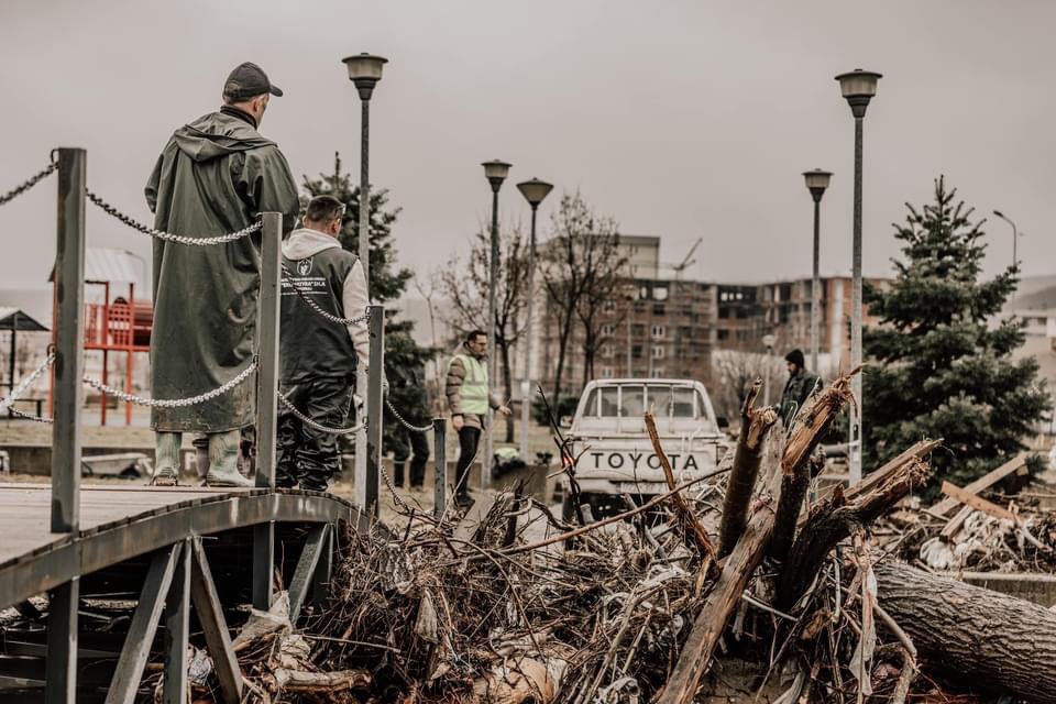 Hochwasser im Kosovo 2023
