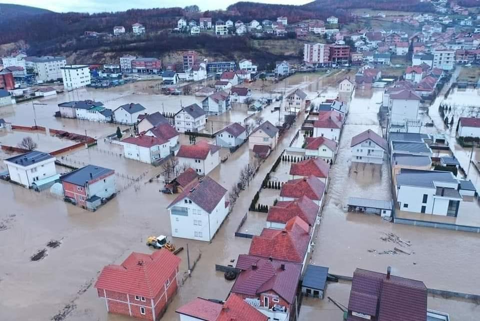 Hochwasser im Kosovo 2023
